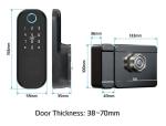 Keyless WiFi Home Electric Keypad Deadbolt 12V Rim Door Locks