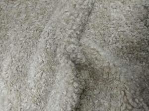 China Faux Sherpa Recycled 150cm Warp Knitted Fabric For Garments &amp; Toys factory