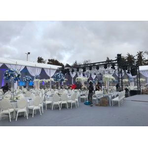 Elegant White PVC 30x60m Clear Span Tent For Wedding