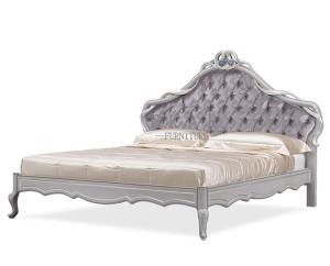 China Vintage White bed with Wedding Bedroom Furniture Design JO-A202 factory