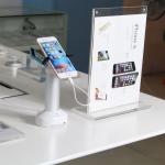COMER Security mobile phone stores metal display stand with gripper