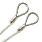 700 Lb Breaking Strength Galvanized Steel Cable 5/16 Inch With Special Cold