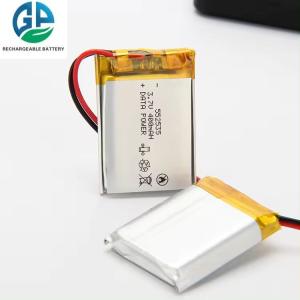 China 552535 400mah 450mah 3.7v Li Polymer Battery Power Bank KC CB IEC62133 Approved factory