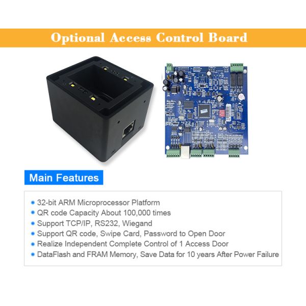 Fixed Mount Kiosk Outdoor 2D Barcode Scanner Module QR Reader Metro Turnstile payment