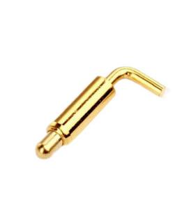 China Adapter Connenctor Right Angle Pogo Pin 9.8N Pin Force Gold Plated factory