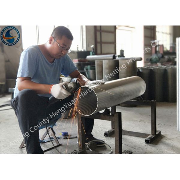 Free Sample Wedge Wire Screen Filter , Wedge Wire Sheets Anti - Corrosion