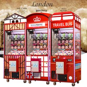 China 1 Player Coin Operated Crane Game Machine / Gift Vending Toy Claw Machine factory
