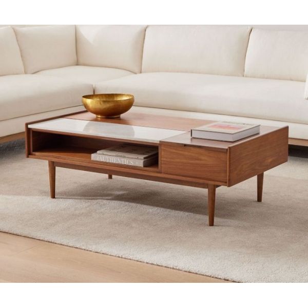 China modern rectangle coffee table set for living room factory