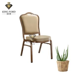 China SGS Iron / Aluminum Moulded Foam Stacking Hotel Banquet Chair factory