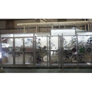 China 55 Tons Siemens System 0.8Mpa Sanitary Napkin Machine on sale