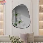 Contemporary Design Style Full Length Antique Wooden Frame Wall Mirror for