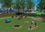 Dog Park Jumping Preschool Kids Outdoor Playground Equipment