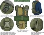 3L Tactical Molle Backpack For Cycling Hiking Running Mountaineering Water