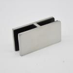 Stainless steel Glass connector 180 degree RS2310, 80X40mm, thickness 5mm, SS304