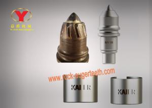 China High Brazing Auger Cutting Teeth Impact Resistance For Soft / Hard Soil Layer factory