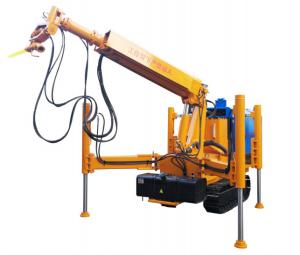 China Electric Robotic Mining Equipment / Concrete Spraying Machine With Shotcrete Arm factory