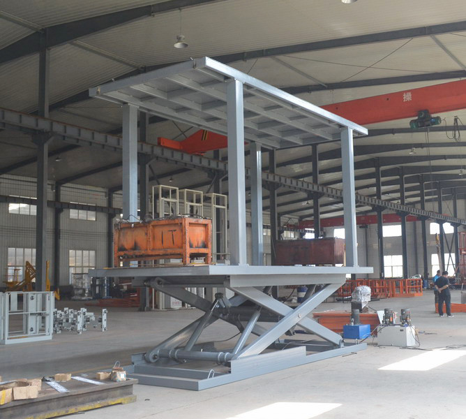 Double Deck Hydraulic Car Scissor Auto Lift For Basement Car Parking