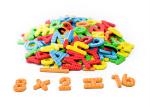 Colorful Foam EVA Portable Magnetic Alphabets And Numbers , Childrens Magnetic