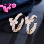 Fashion Trendy Butterfly Earring for Women Wedding Cute Butterfly Earring