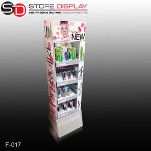 China Pop Cosmetic Cardboard Display Stand/Cardboard Advertising Display Stands factory