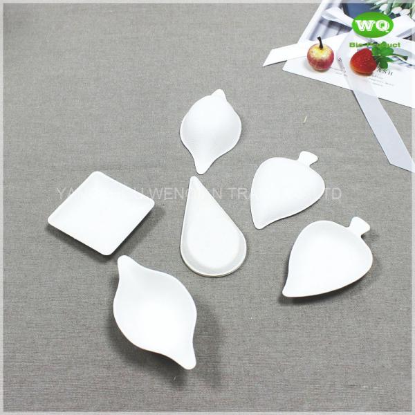 Sugarcane Pulp Sauce Dip Dish-100% Biodegradable Container Disposable Sugarcane