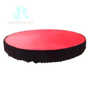 China 360 Degree Electric Stage Equipment For Car Motorized Rotating Platform factory