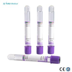 China ISO9001 2ml Blood Test Vacuum Tubes Medical EDTA With Lavender Top factory