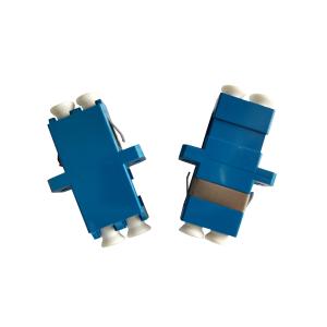 China FTTH Duplex LC UPC Adapter , Plastic LC To LC Coupler Single Mode factory