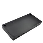 48 Ports 19inch Rack Mount Termination Box with Fiber Optic Patch Panel and 24