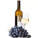 Surface Handling Hot stamping Clear Glass Red Wine Bottle with Cork