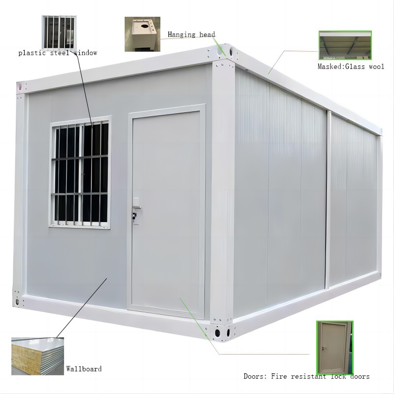 4 Bedroom Guest Homes International Prefab Container House with Easy Installation