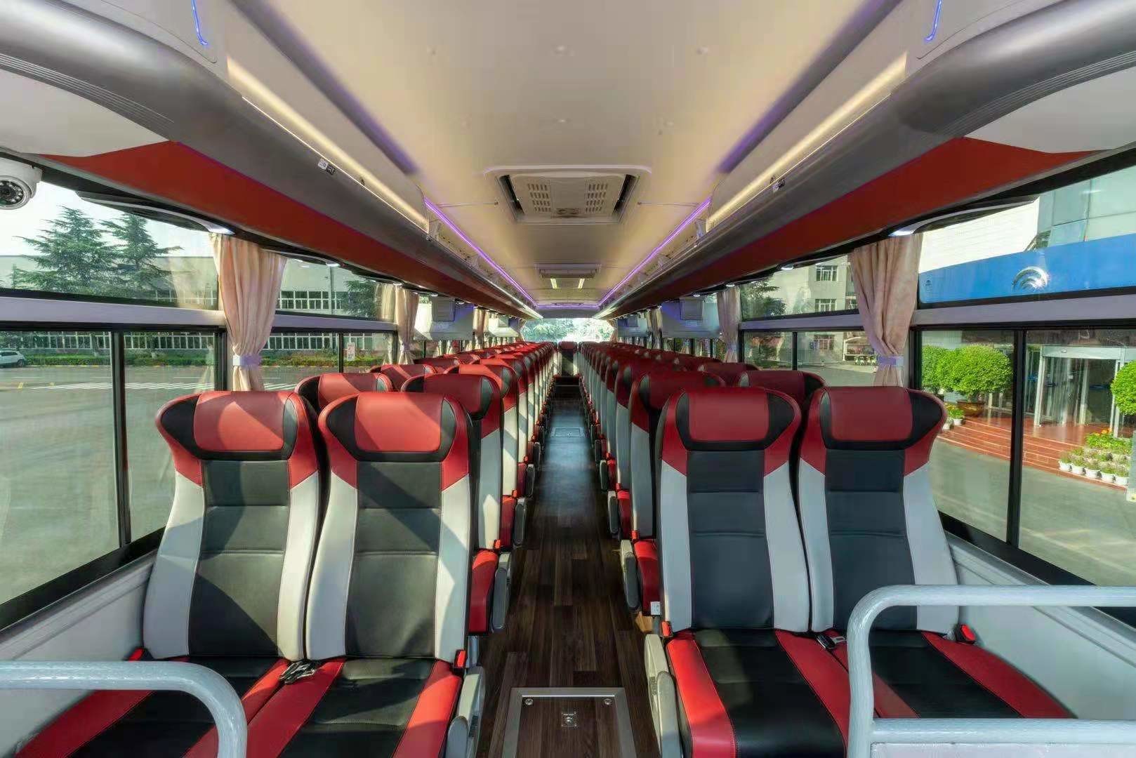 59 Seats New Yutong ZK6126D Bus New Coach Bus 2021 Year 100km/H Steering LHD RHD Double Axle