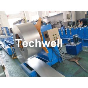 Hydraulic Or Automatic Decoiler Machine With Automatically Uncoiling , Hydraulic