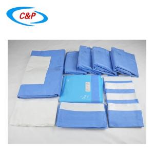 China Nonwoven Sterile Craniotomy Pack Kit Surgical Head Drape OEM ODM factory