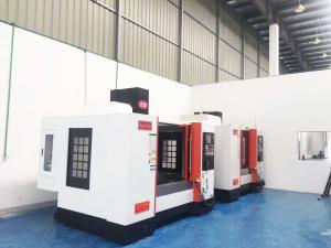 Three Linear Way Taiwan CNC Machining Center 0.003mm Positioning Accuracy