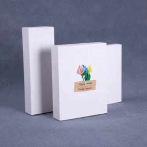 China 350gsm Recycled Paper Gift Box Silk Screen Sliding Drawer Box factory