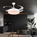 Indoor Fan Silent Ceiling Light Home Bedroom Light Dining Living Room Hotel
