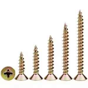 Garage Door Fasteners, Self Tapper Hinge Screw With Rubber Washer, Track Bolts