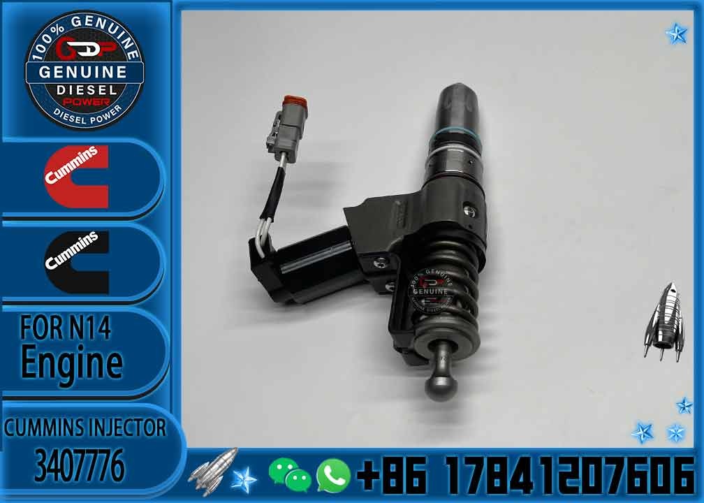 Fuel Injector 3411385 For CUMMINS N14 Diesel Engine Parts 3407776 3087558F