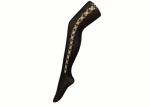 Large Diamond Women'S Socks & Tights Black Snagging Resistance