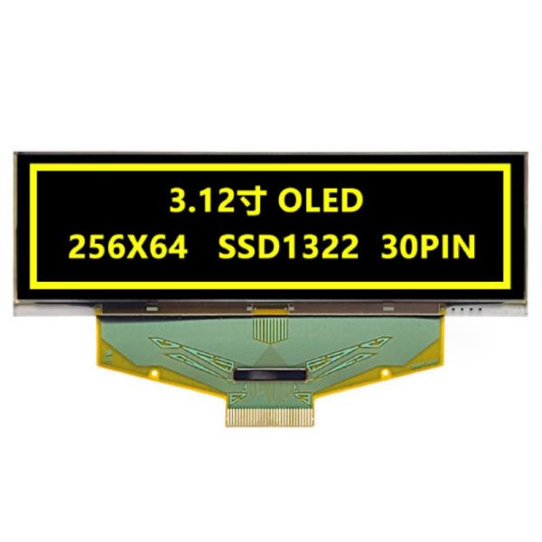 China UG-5664ASWEF01 3.12" 256*64 Dots OLED Display Module with SPI/Parallel/I2C Interface factory