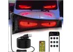 5VDC USB/2A Headlight Red Devil Eye Truck Windshield LED Sign Demon Eye Led