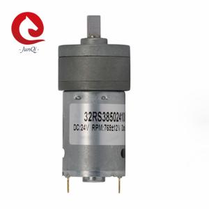 China JQM-32RS 385 Small gear reduction Motor 24VDC Dia 32mm Reducer For Automatic Equipment and Instrument factory
