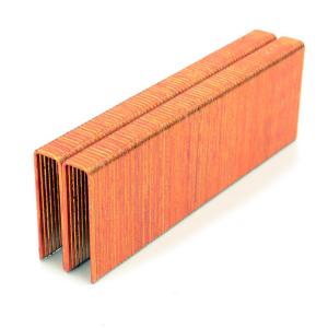 China Heavy Duty N17 U Shaped Staples 16GA 38mm Staples Zinc Plated For Floor Underlayment factory