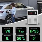 e-mingze New 7KW DC Charger GBT Portable Fast EVSE Charging Station Mobile