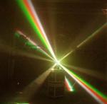 RGBW 4 In 1 Beam Moving Head Light 6° Angle Double - Rotation Football Shape