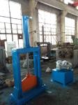 Vertical Hydraulic Single Knife Rubber Bale Cutter / Industrial Rubber Cutting