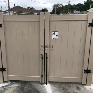 China Easy Installation White Outdoor Vinyl Fence Beautiful Long Lasting factory