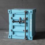 Coffee Bar Hotel Square Iron Shipping Container End Table Customized