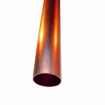 Straight Diameter 8mm Copper Pipe Tube C11000 C12200 Round Shape